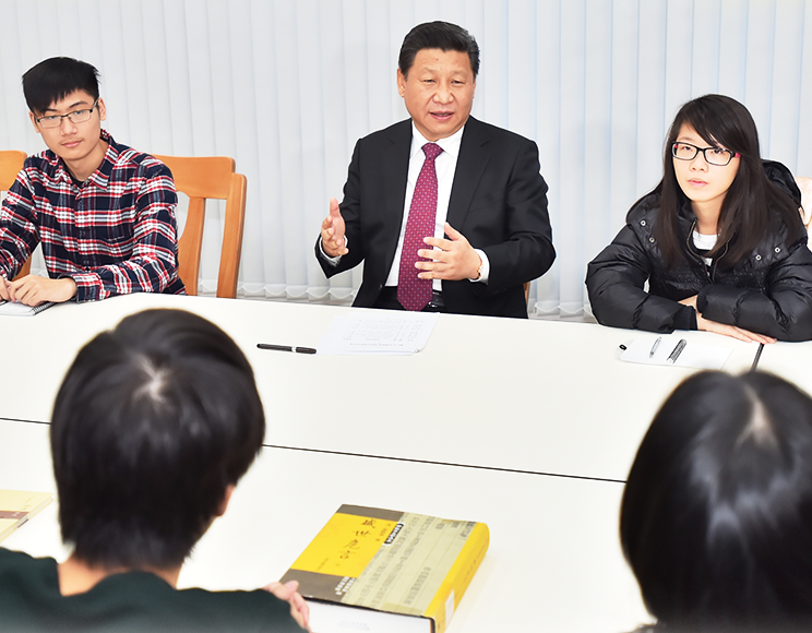 習近平走進青年一代